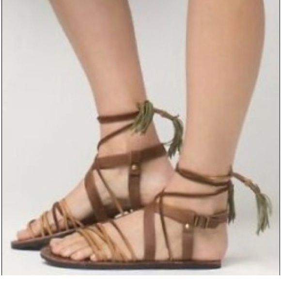Free People Willow Gladiator Tassel Sandals – Size 36 - Picture 3 of 12
